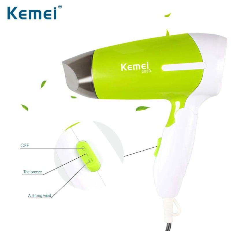 Picture of Kemey Km-6830  Professional  Hair Dryer Heavy Duty For Girls Hair (Mutlicolor) -  Hair Dryer 