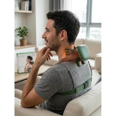 Picture of FH-670 Rechargeable Neck & Shoulder Massager Multicolor
