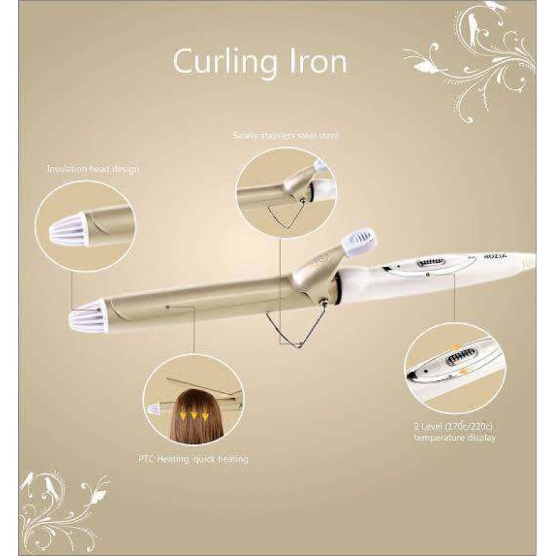 Picture of Rozia HR721 Hair Curler, for Professional Multicolor