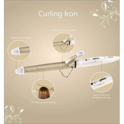 Picture of Rozia HR721 Hair Curler, for Professional Multicolor