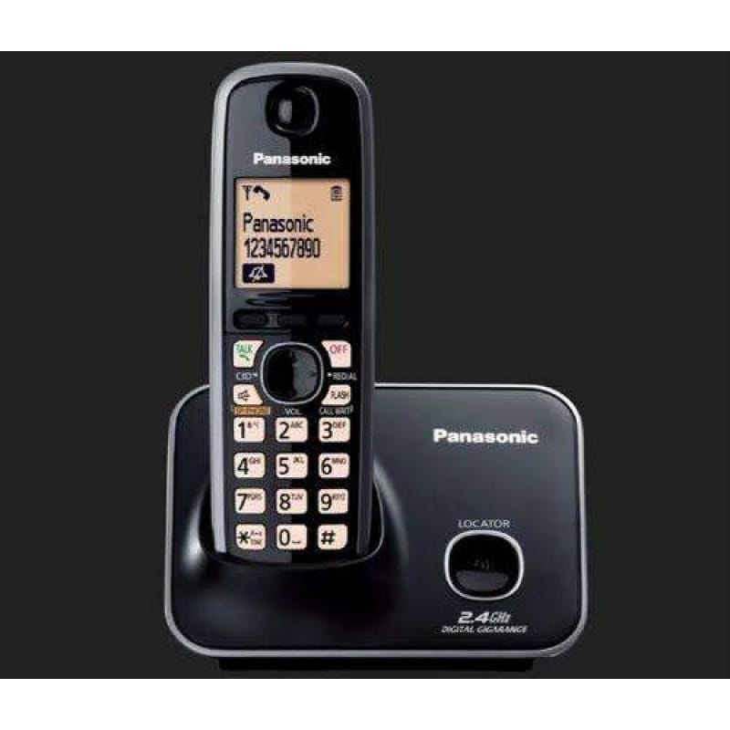 Picture of Panasonic KX-TG3711BX 1.8" LCD Screen Digital 2.4 GHz Cordless Phone Black