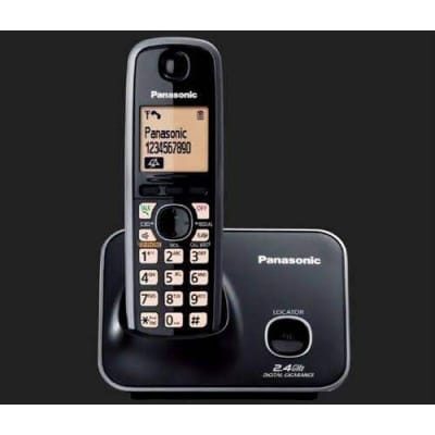Picture of Panasonic KX-TG3711BX 1.8" LCD Screen Digital 2.4 GHz Cordless Phone Black