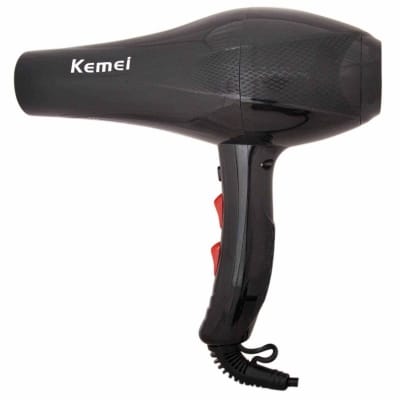 Picture of Kemey KM-8892 high-power anion hair dryer Black - Hair Straightener Black
