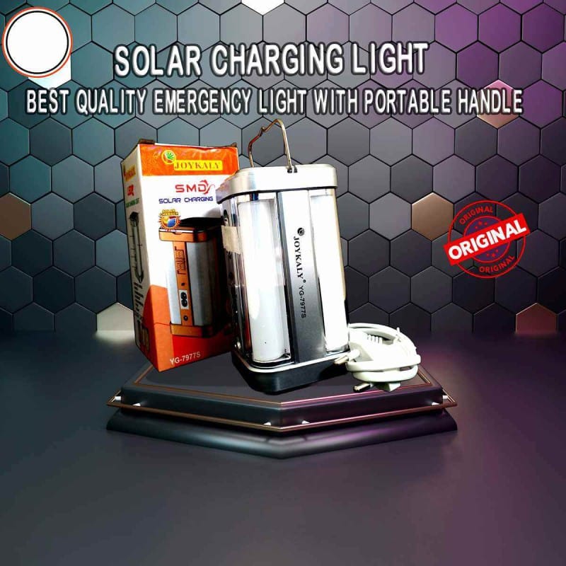 Picture of JOYKALY YG7-7977s SOLAR Rechargeable Light best quality emergency light with portable handle Multicolor