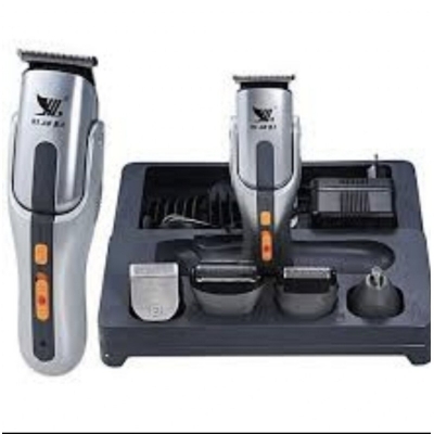 Picture of Kemei KM-680A Rechargeable Professional 8 in 1 Cordless Hair Beard Trimmer Clipper for Men Multicolor
