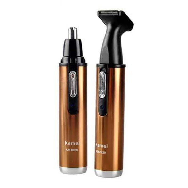 Picture of Kemei KM-6629 Modern Design Nose and Ear Hair Electric Beard Trimmer 2 in 1 for Men and Women 