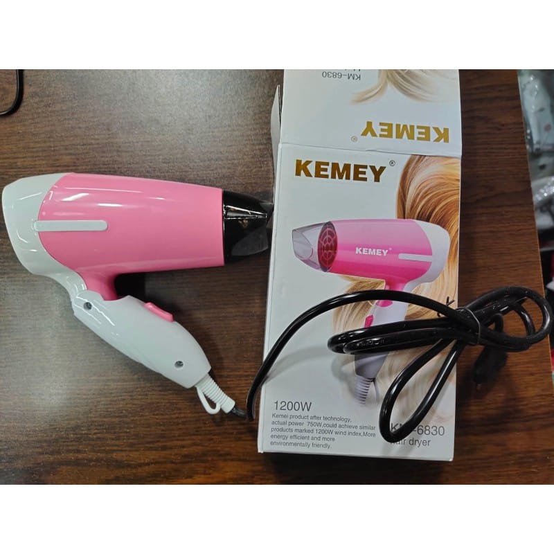 Picture of Kemey Km-6830 Professional Hair Dryer Heavy Duty For Unisex (Mutlicolor) - Hair Dryer