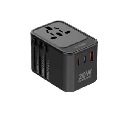 Picture of LDNIO Z9 3 USB Ports 20W GaN Travel Adapter Multicolor
