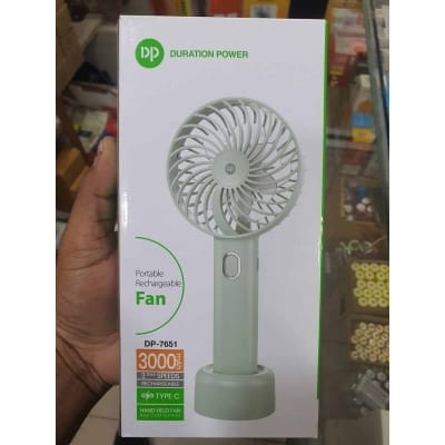 Picture of DP 7651 Rechargeable Handheld Fan 3000mAh 