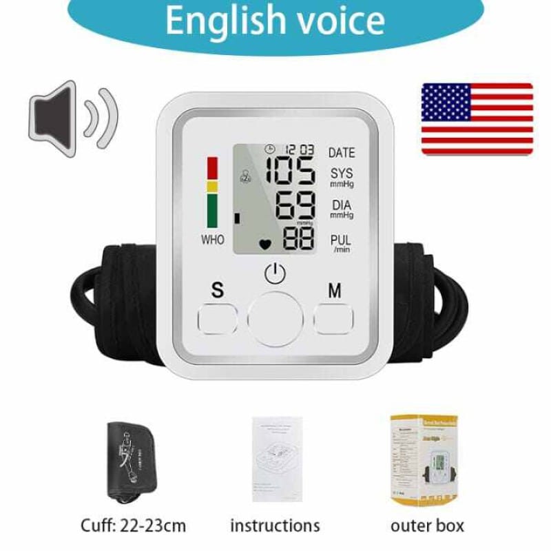 Picture of Digital Arm Sphygmomano Blood Pressure machine (BP Monitor) electronic Multicolor