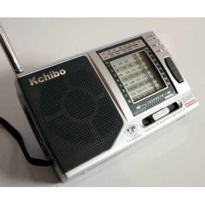 Picture of kchibo  KK-9803 Professional Factory FM/AM/SW Portable Radio Multiband With Extreme High Reception - Silver