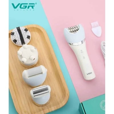 Picture of VGR  V-703 Hair Epilator Electric Lady Shaver Underarms Leg Body Hair Removal Tool Bikini Epilator Portable Epilator for Women Multicolor