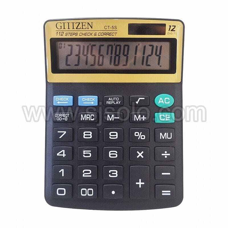 Picture of calculator CT-5S best quality professional Official Calculator Black