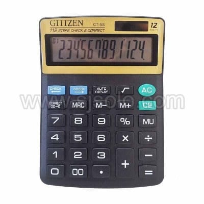 Picture of calculator CT-5S best quality professional Official Calculator Black