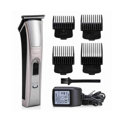 Picture of Kemei KM-5017 Rechargeable Professional Hair Trimmer For Men, Women and Children -SILVER 
