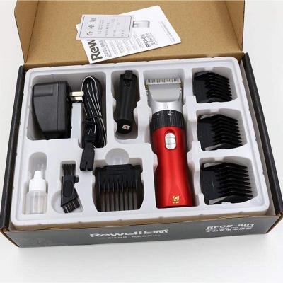 Picture of Rewell Rfcd-901 Electric Rechargeable Hair Trimmer For Men Black