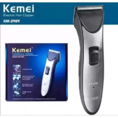 Picture of Kemei KM -3909 Rechargeable Adult And Children Hair Clipper Silver