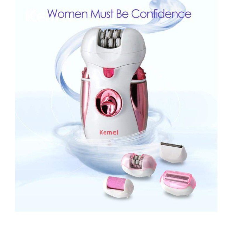 Picture of Kemei KM-2530 Rechargeable Epilator & Shaver 4 in 1 Beauty For Women 