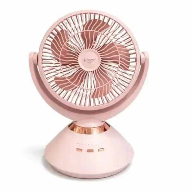 Picture of JY Super JY-2571 Professional 6 Battery Rechargeable Portable Table Fan Grey