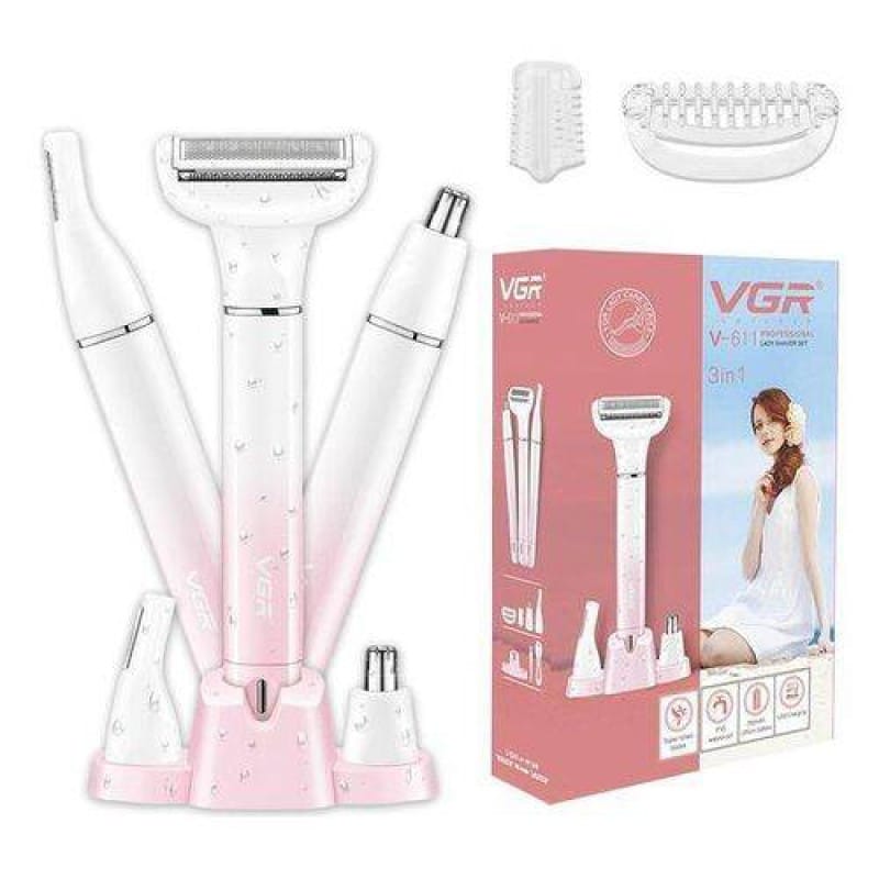 Picture of VGR V-611 (3-in-1) Women Trimmer and Shaver Multicolor