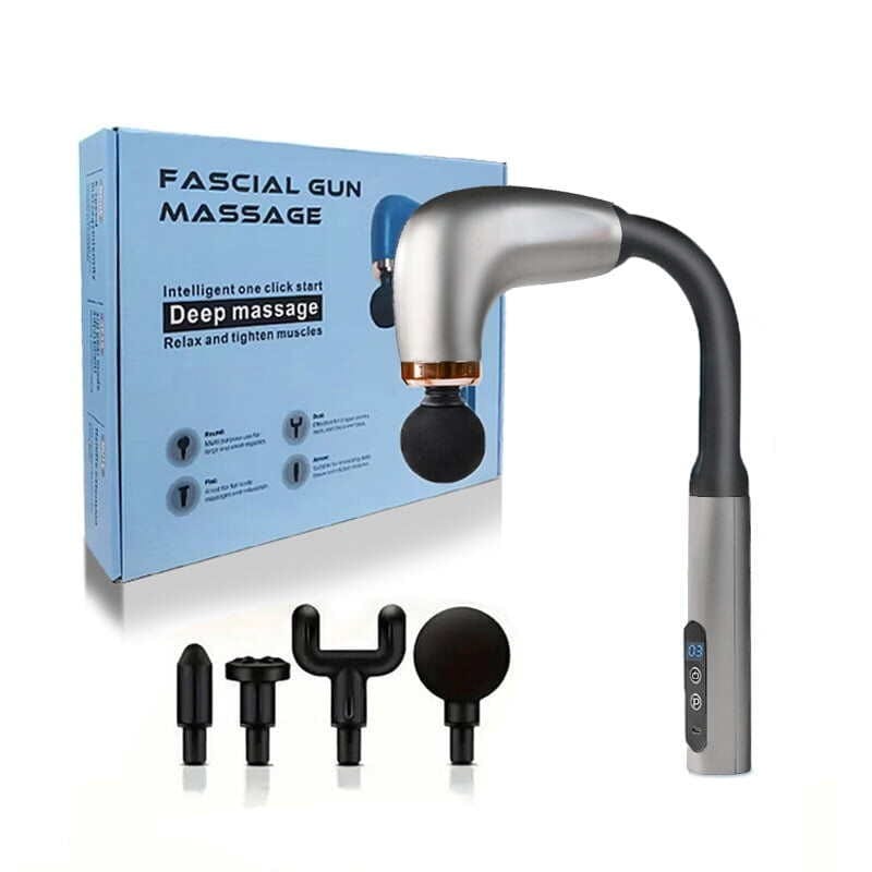 Picture of Electric Back Massager with Adjustable Heads and Speed – Percussion Massage Gun for Neck, Shoulder & Body Pain Relief Multicolor