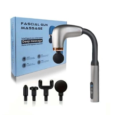 Picture of Electric Back Massager with Adjustable Heads and Speed – Percussion Massage Gun for Neck, Shoulder & Body Pain Relief Multicolor