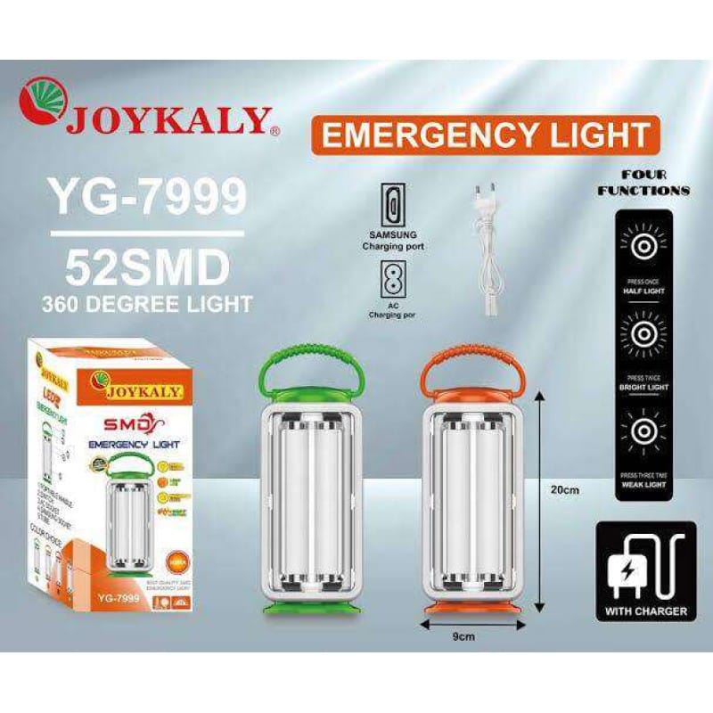 Picture of JOYKALY YG-7999 Rechargeable High Power 4 Bulbs 3 Modes Portable LED Table / Desk Lamp Multicolor