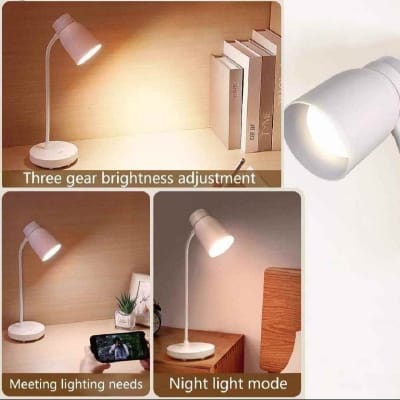 Picture of YAGE YG-T119C Desk Lamp Eye Protection Soft Light LED Table Lamp Rechargeable Reading Lamp Touch Control Multicolor