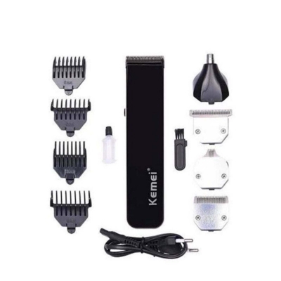 Picture of Kemei KM 3580 4 in 1 Rechargeable Professional Grooming Kit Multicolor