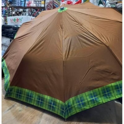 Picture of Sankars world class auto open umbrella (10 sik) heavy waterproof fabrics Black