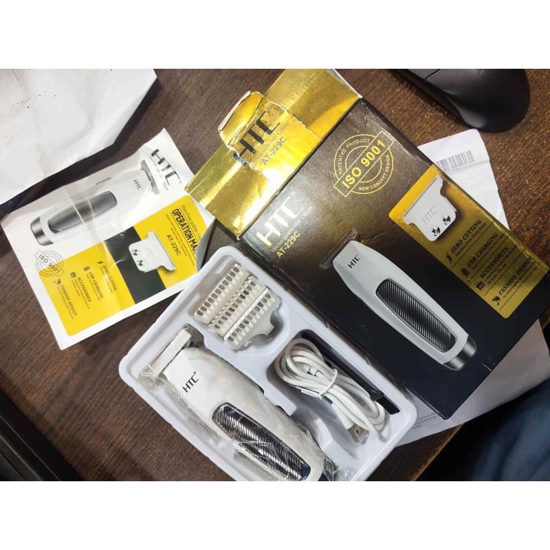 Picture of Htc At-229C Rechargeable Hair Runtime: 60 Min Trimmer For Men Black