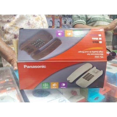 Picture of Mini Intercom Telephone Panasonic TS-102, This phone is designed in a modern way Multicolor
