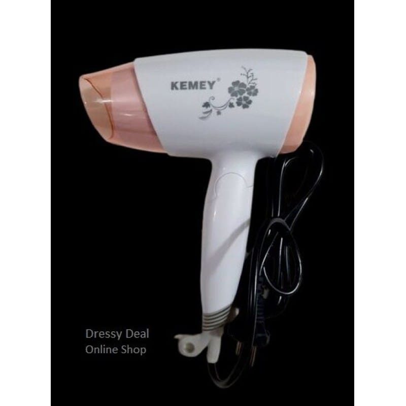 Picture of Kemey KM- 3365 /6833 Professional Hot And Cold FoldableHair Dryer - Hair Dryer Multicolor