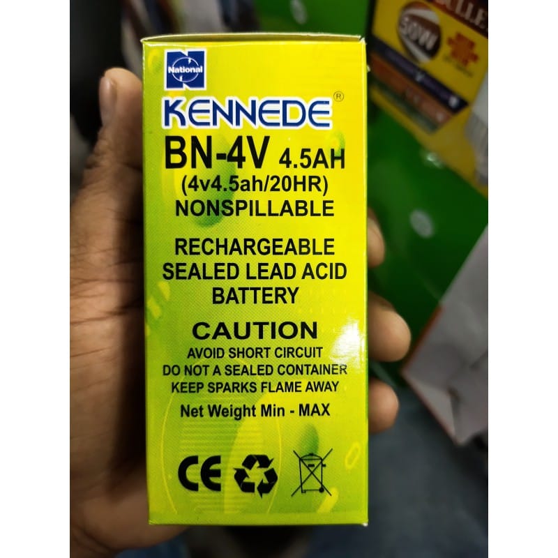 Picture of Kennede BN- 4V Battery 4.5Ah Lead Acid Battery Multicolor