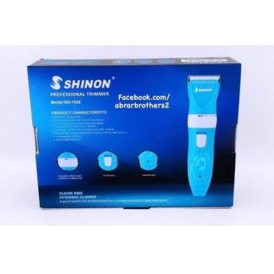 Picture of SHINON SH-1928 Professional Rechargeable Hair Clipper & Beard Trimmer Blue