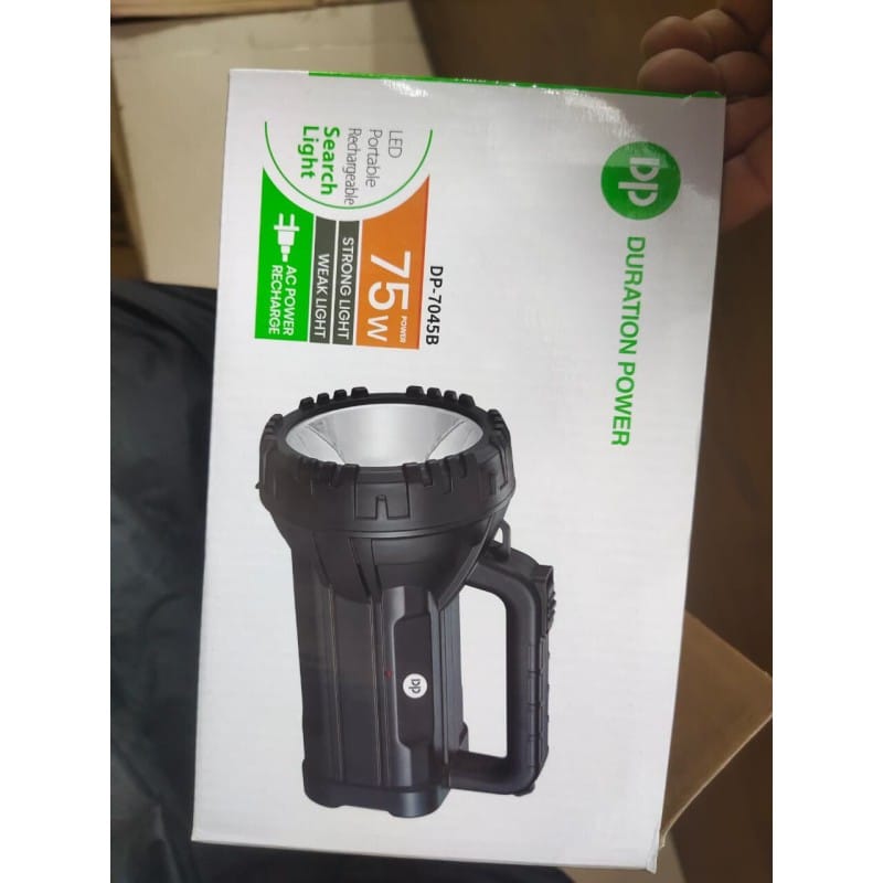 Picture of DP 7045B Portable Rechargeable LED Torch Light Multicolor
