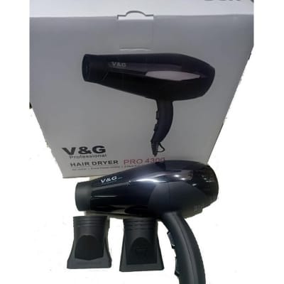 Picture of V&G Professional Hair Dryer Pro4300 Ac Motor Extra Power 2000W Black