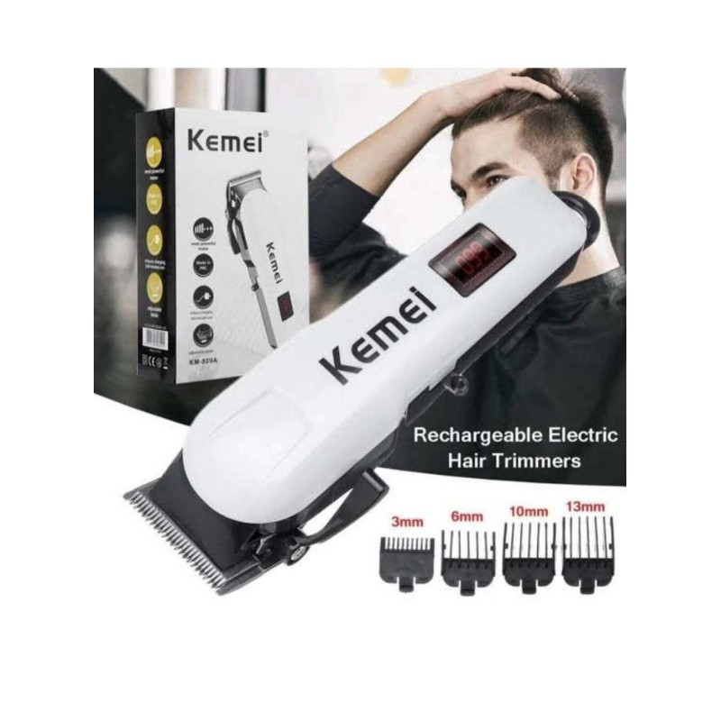 Picture of Kemei KM-809A Professional Hair Clipper LCD Display Household Rechargeable Trimmer Haircut Clipper Cutter Styling Tool 