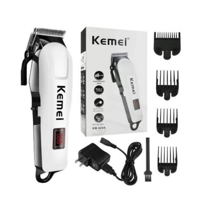 Picture of Kemei KM-809A Rechargeable Professional Electric Hair Clipper Electric Hair Trimmer , Razor Runtime: 120 min Trimmer White