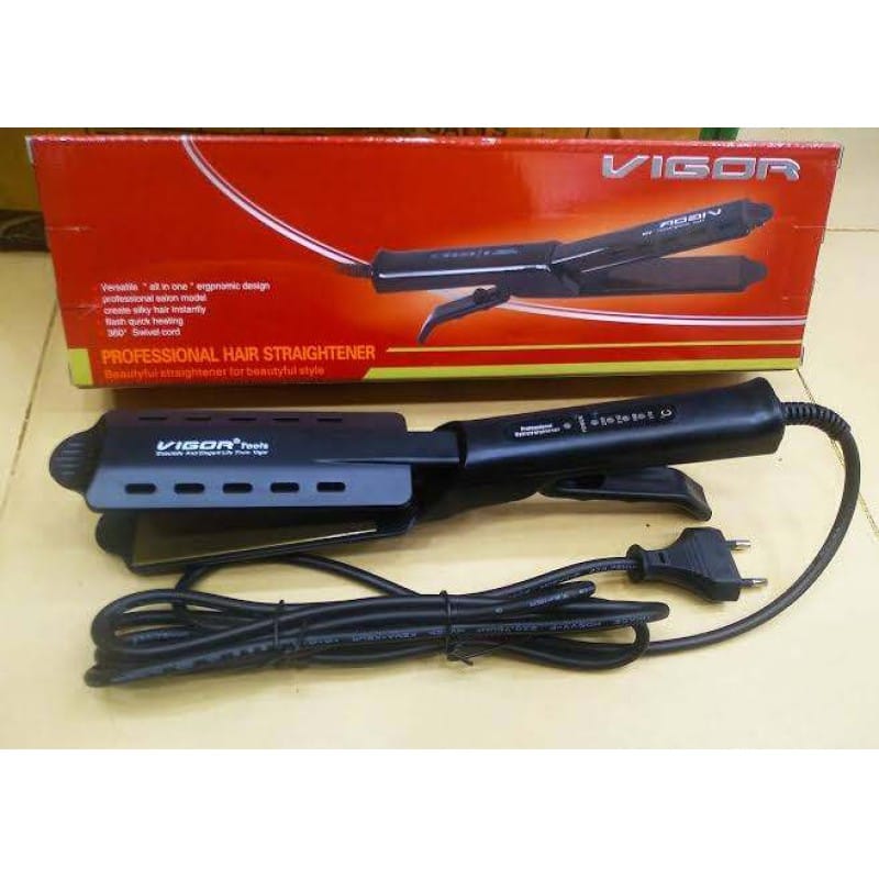 Picture of VIGOR V-908 Fast Hair Straightener Professional Hair Iron, Heavy Duty Black