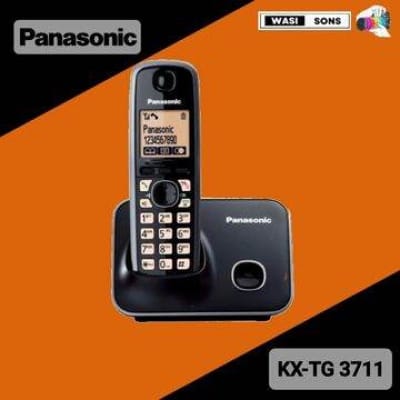 Picture of Panasonic KX-TG3711BX 1.8" LCD Screen Digital 2.4 GHz Cordless Phone Black
