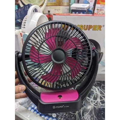 Picture of 12 hours plus backup time; High quality Soundless Rechargeable & Charger fan;JY Super-2523; Professional & Advanced Technologies Battery: AC/DC Fan 