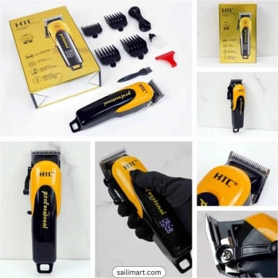 Picture of HTC CT-8082 Professional Hair Clipper and Beard Trimmer Salon Series for Men Multicolor