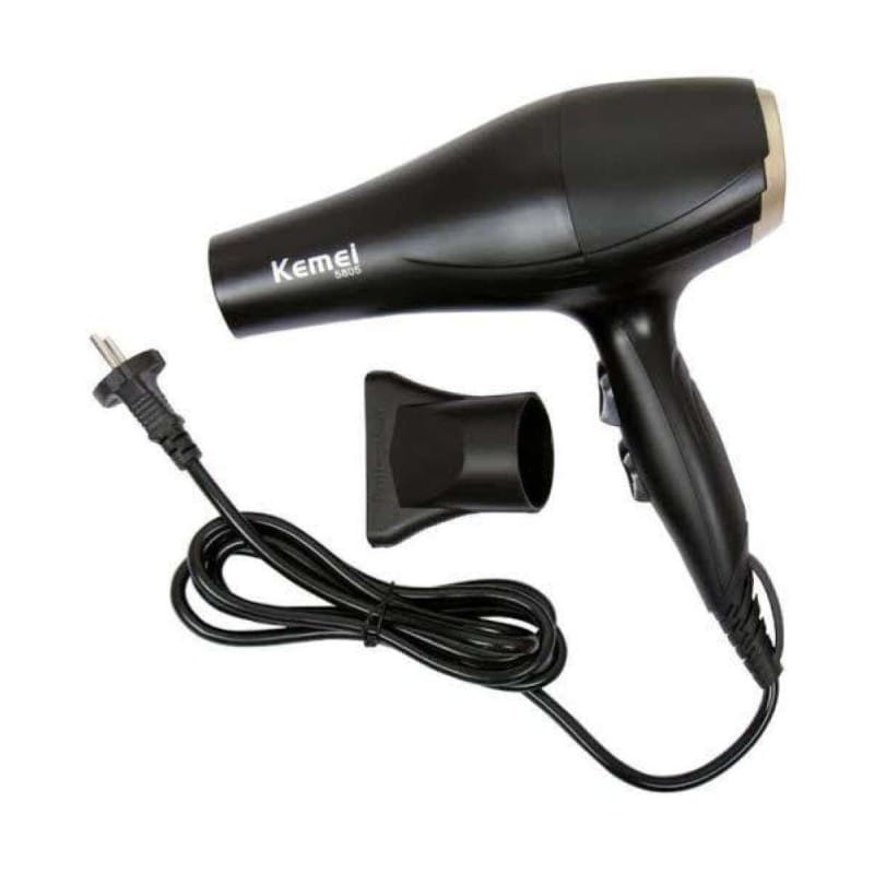 Picture of Kemey KM-8892 high-power anion hair dryer Black - Hair Straightener Black