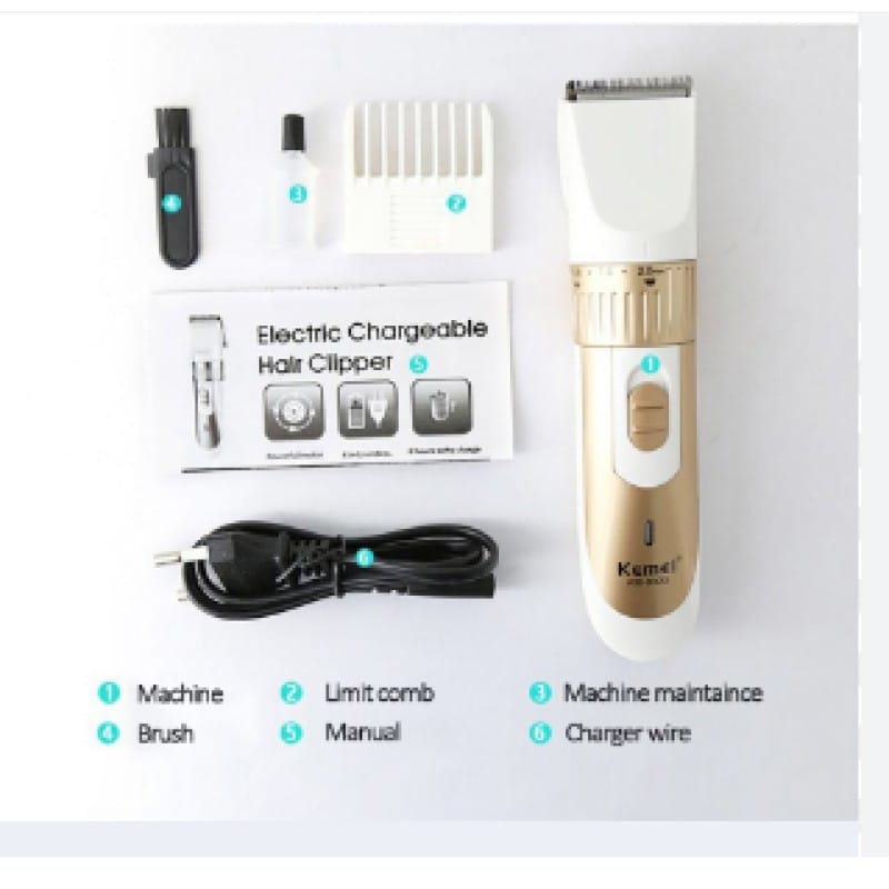 Picture of Kemei Km 9020 Electric Shaving Trimmer Hair Clipper Cutting Machine Beard Trimmer Multicolor