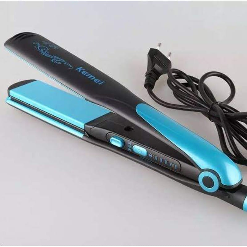 Picture of Kemei KM -2209 2 in 1 Creative Hair Straightener Curling Iron 