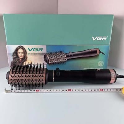 Picture of Vgr V-494 Best Quality 3 In1 Hair Dryer Power Cord Hot Air Brush Comb Styling Professional Electric Hair Straightener And Curle 