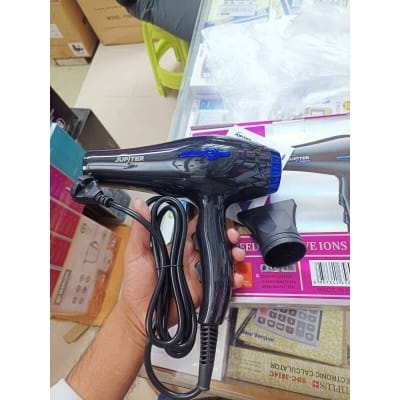 Picture of JUPITER 2376 5000 WATTS Hot and Cold Powerful Professional Heavy Duty Hair Dryer for Unisex Black