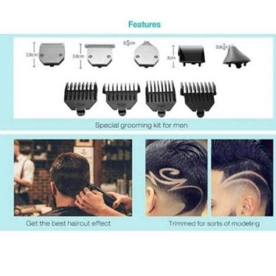 Picture of Kemei KM-3590 - 5 in 1 Rechargeable Hair Clipper -  Black