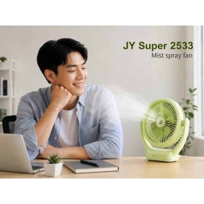 Picture of JY Super jy -2533 Air Cooler/water mist/Spray Humidifier Fan,Minimum 12 hrs plus Backup, Mosquito-Repellent Spray
